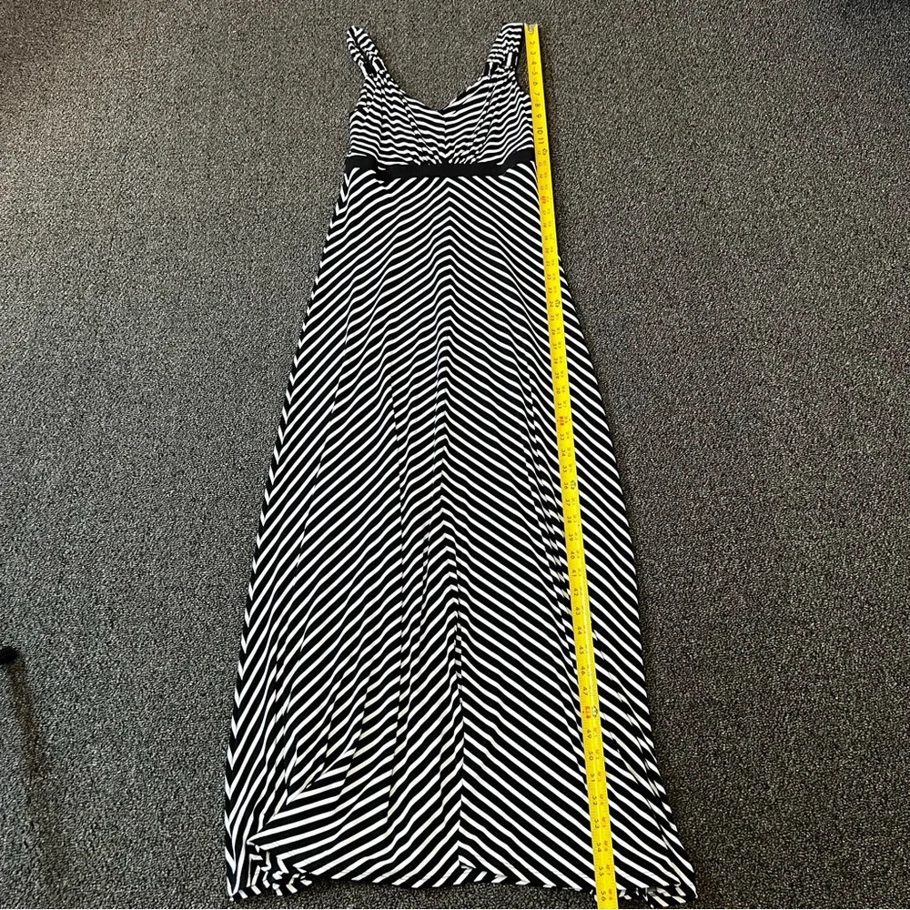 WHBM Striped Maxi Dress Sz S - Picture 7 of 7